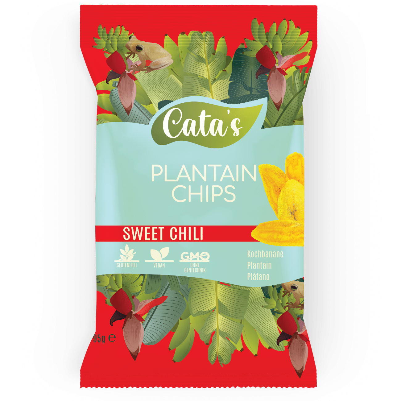 Chips mit Sweet Chili Geschmack Chips mit Sweet Chili Geschmack